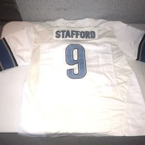 Authentic stitched Lions Jersey Stafford